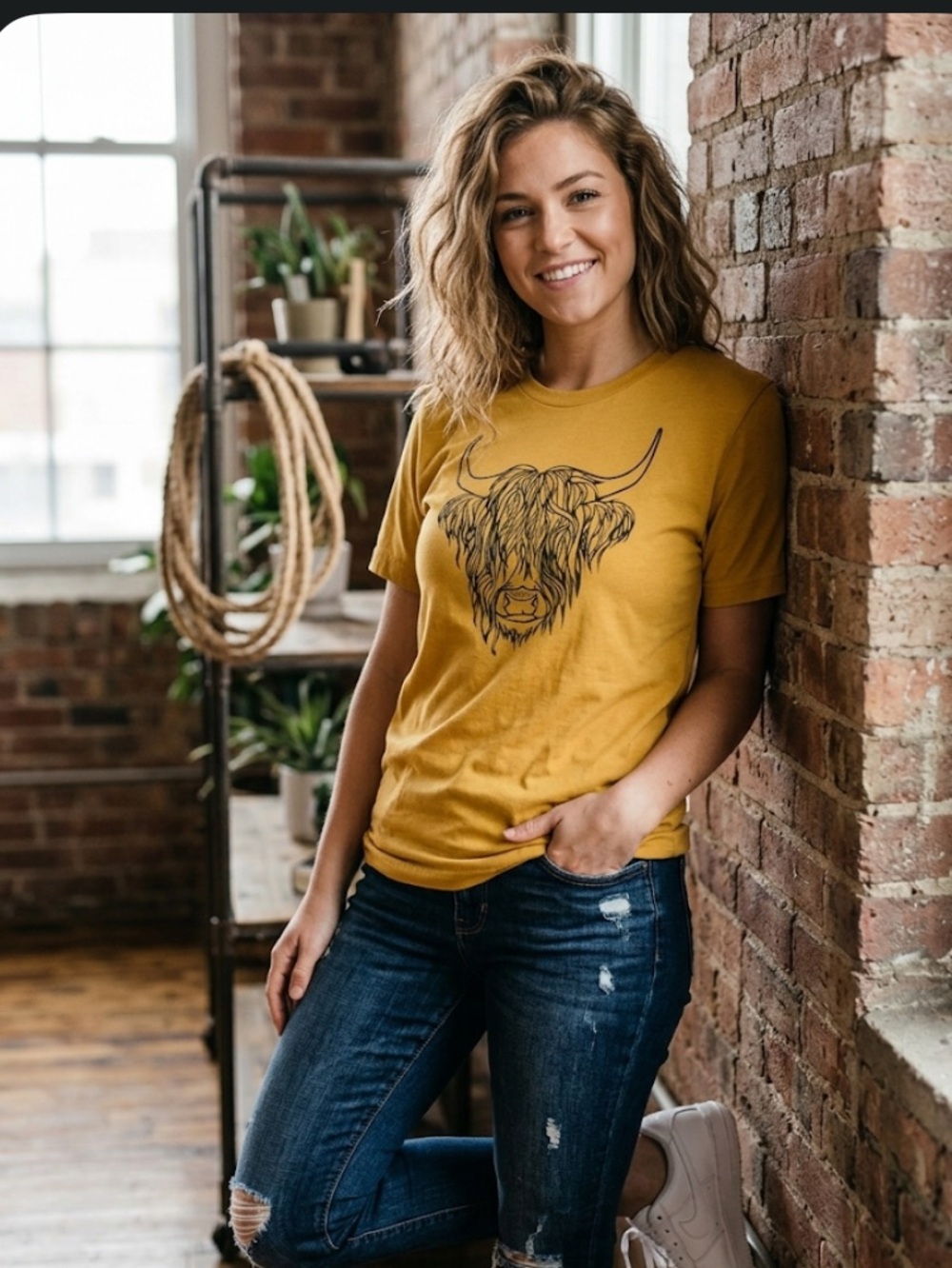 Highland Cattle Tshirt Large - Picture 6 of 6